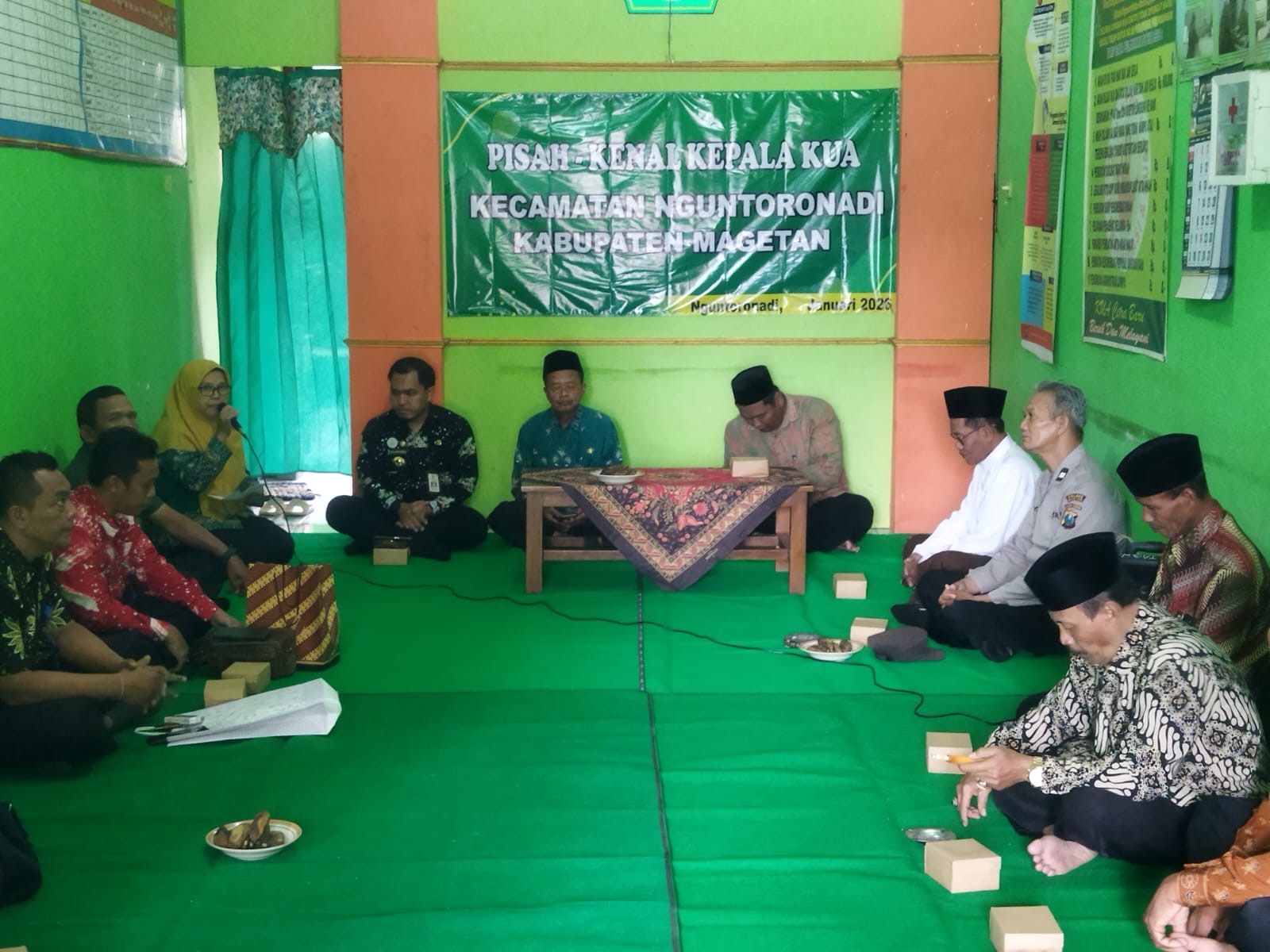 Polsek Nguntoronadi Hadiri Kegiatan Pisah Kenal Kepala KUA Kecamatan Nguntoronadi