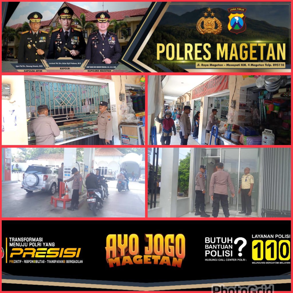 Anggota Polsek Takeran laksanakan Patroli di wilayah hukum Polsek Takeran