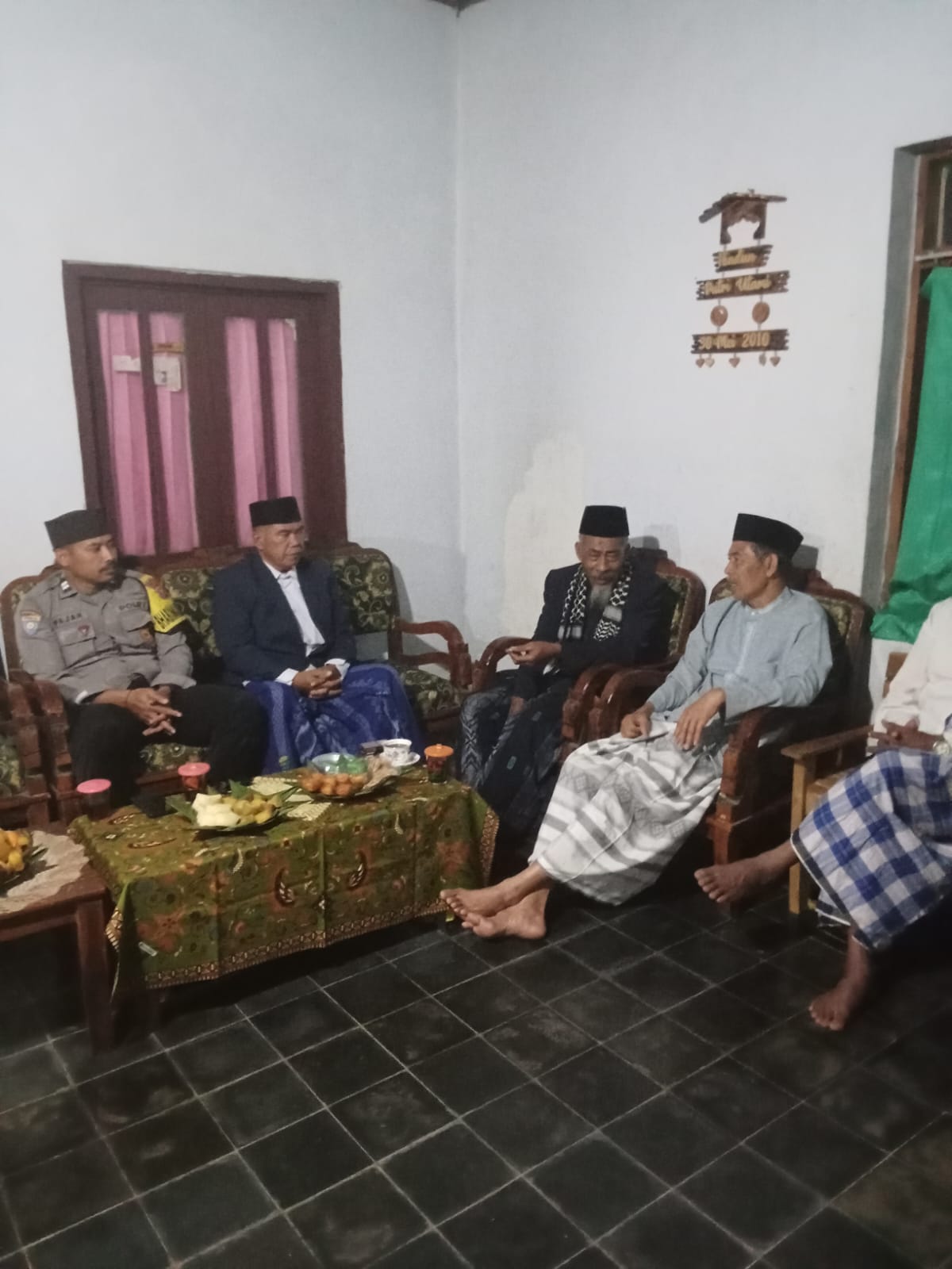 BBKTM Polsek Ngariboyo Hadiri Pengajian Isra Mi’raj di Desa Banyudono