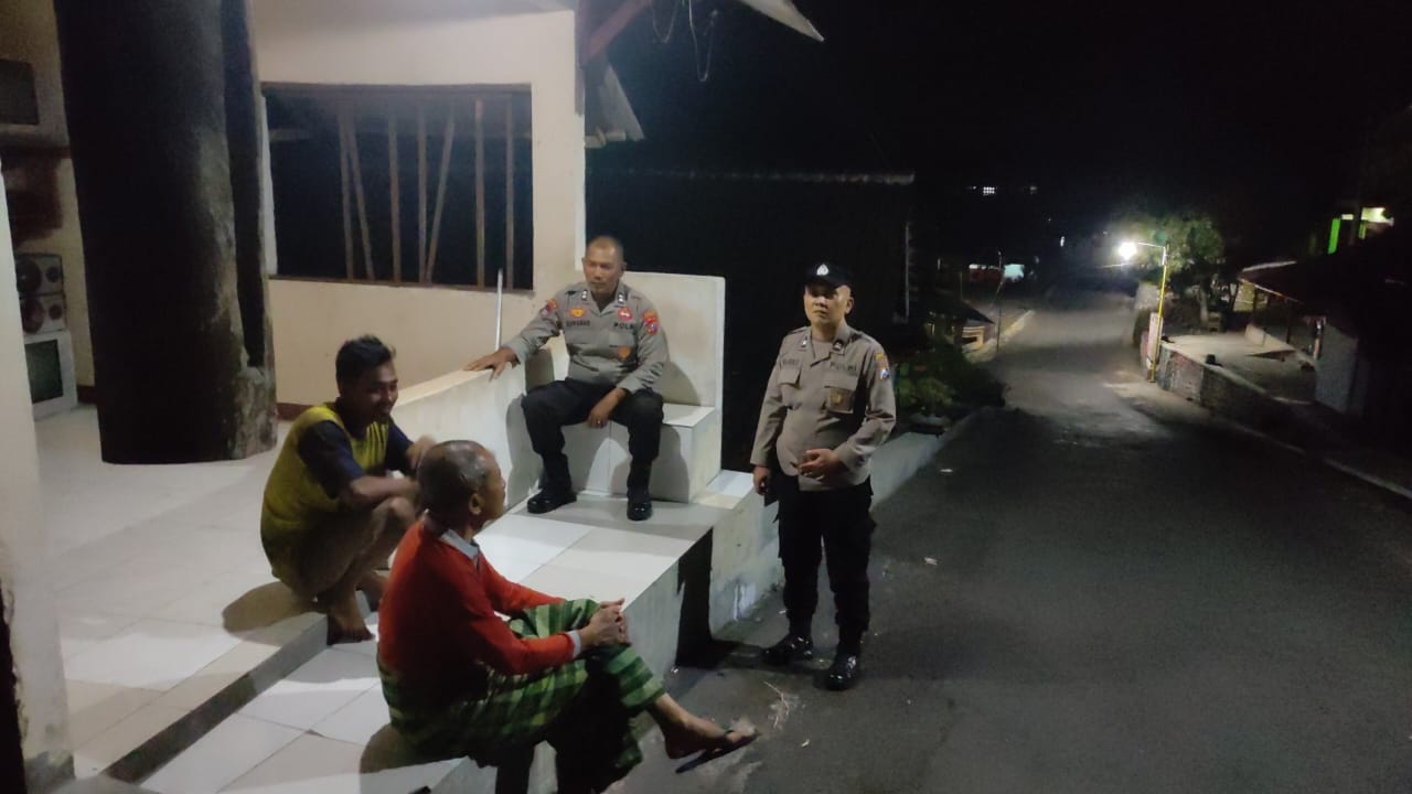 Patroli dan Sambang Pos Kamling, Polri Dorong Peran Aktif Warga Jaga Kamtibmas di Sidorejo