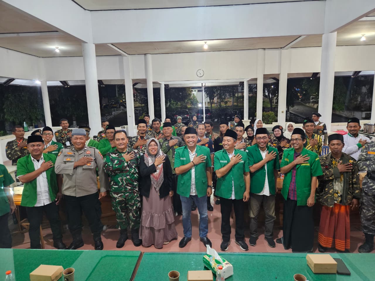. Ka SPKT Polsek Ngariboyo Hadiri dan Monitoring Konferancab Ke-V GP Ansor Kecamatan Ngariboyo