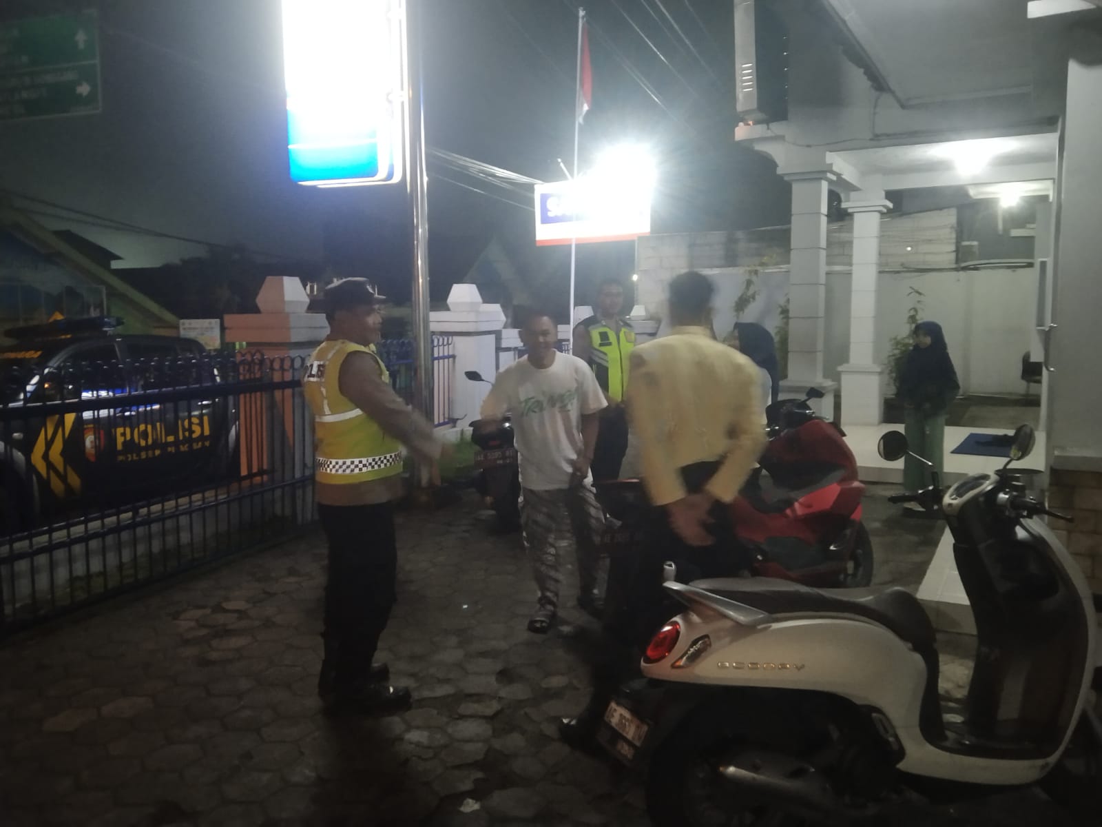 Antisipasi tindak Kriminal Anggota Polsek Plaosan patroli Obyek Vital ATM