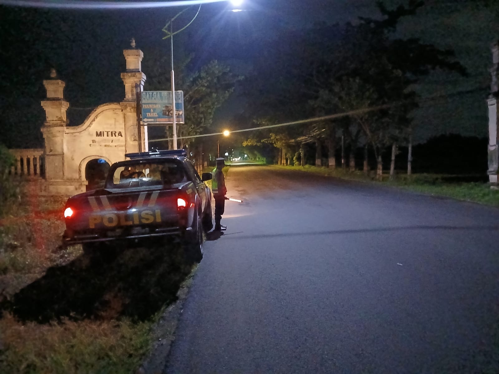 Patroli Subuh di Perbatasan Simbatan–Kawedanan, Polsek Nguntoronadi Antisipasi Balap Liar