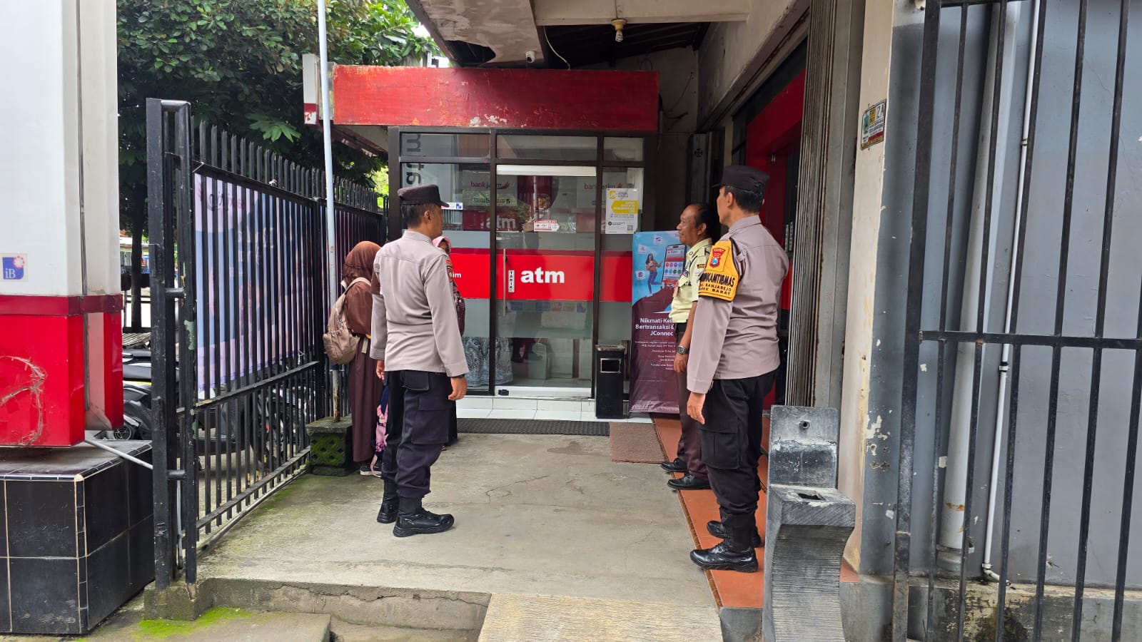 Polsek Barat tingkatkan patroli di perbankan dan mesi ATM guna mencegah tindak kejahatan 3C