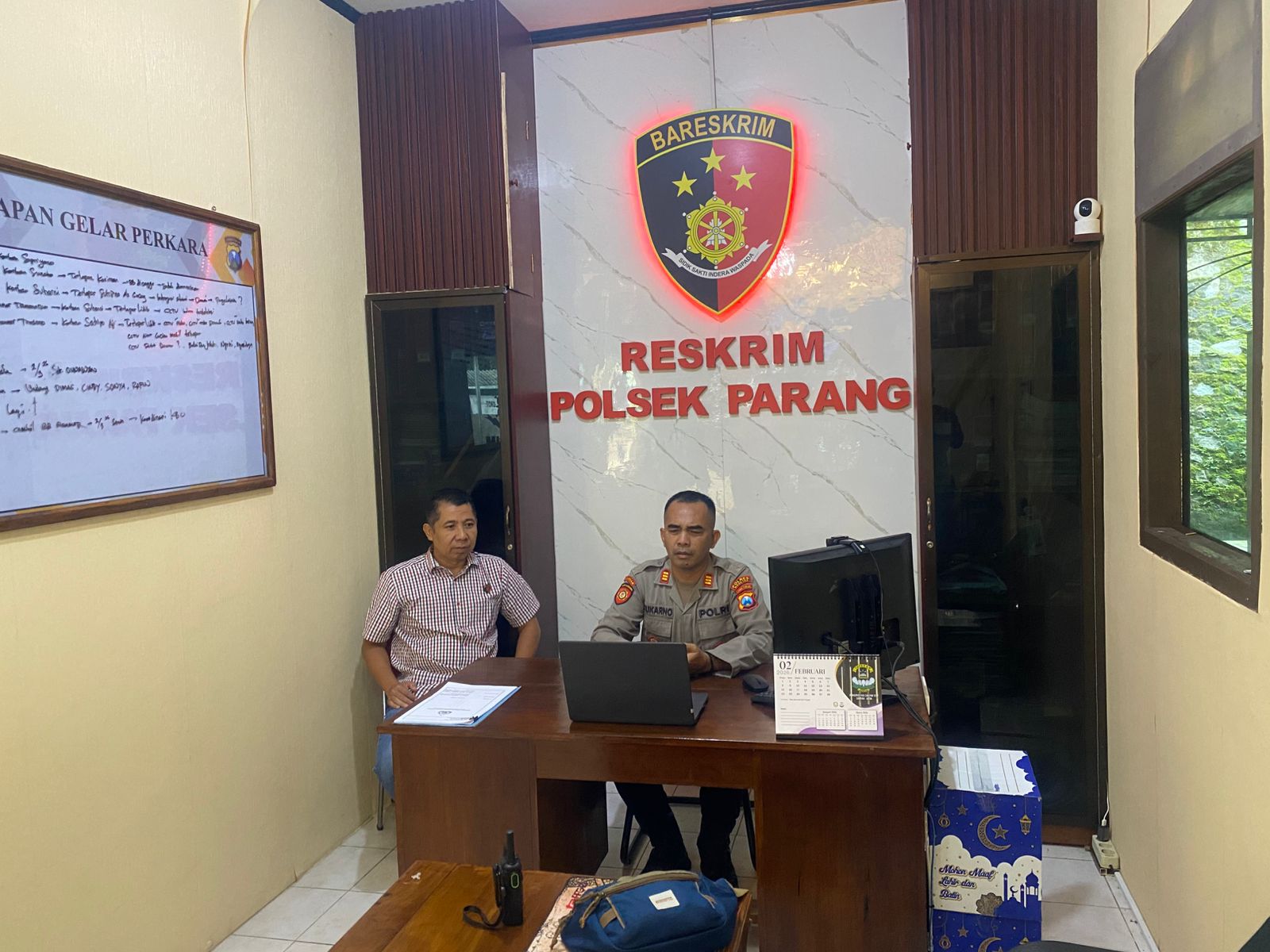 Kapolsek Parang Polres Magetan Polda Jawa Timur Mengikuti Zoom Meeting Forum Belajar Bersama Bahas Implementasi KUHAP dan KUHP Baru