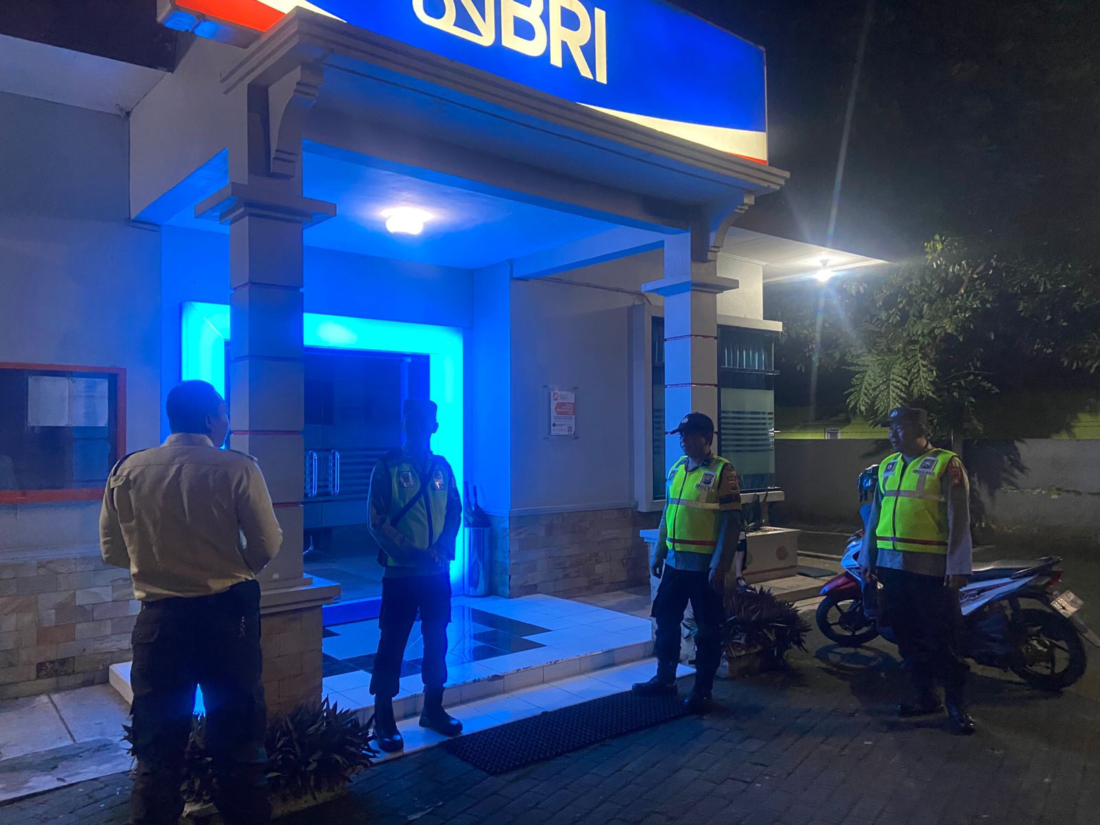 Polsek Panekan Laksanakan Patroli Malam di Objek Vital Bank BRI