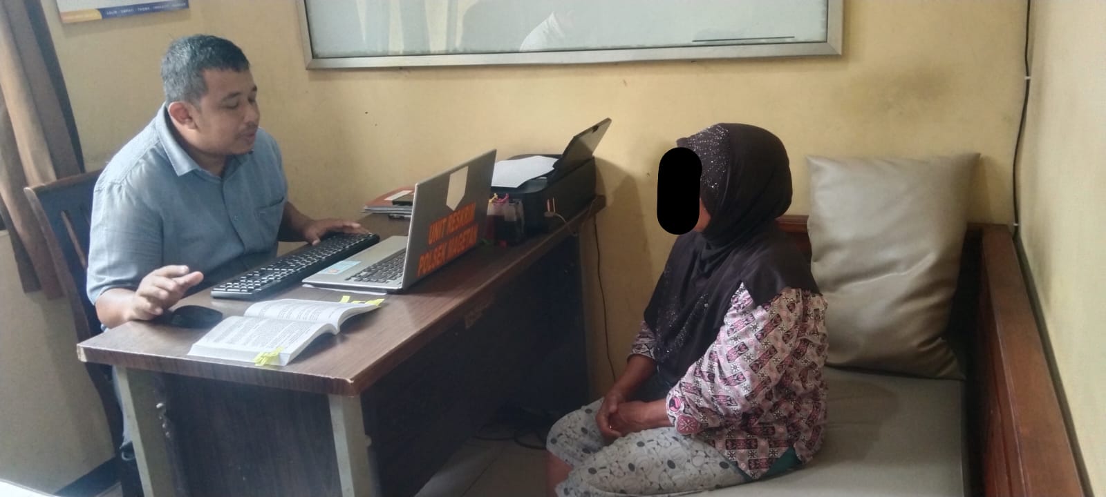 Gerak Cepat, Polsek Magetan Amankan Pelaku Curas Kalung Emas Milik Lansia