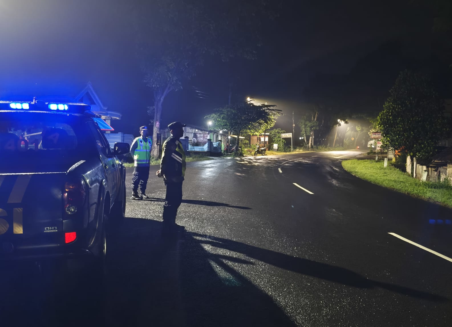 Patroli Blue Light Polsek Panekan Cegah Kenakalan Remaja dan Balap Liar di bulan suci ramadhan