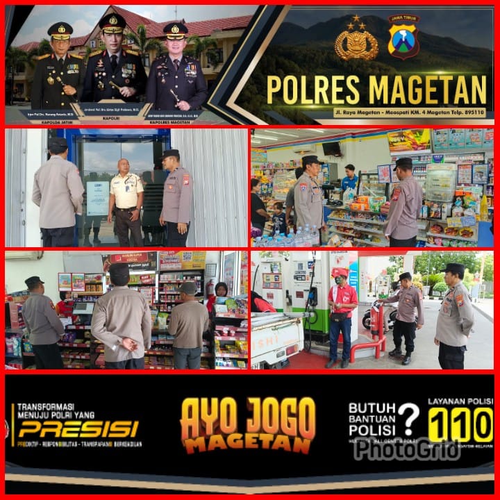 Personil Polsek Takeran Laksanakan Patroli di wilayah hukum Polsek Takeran.