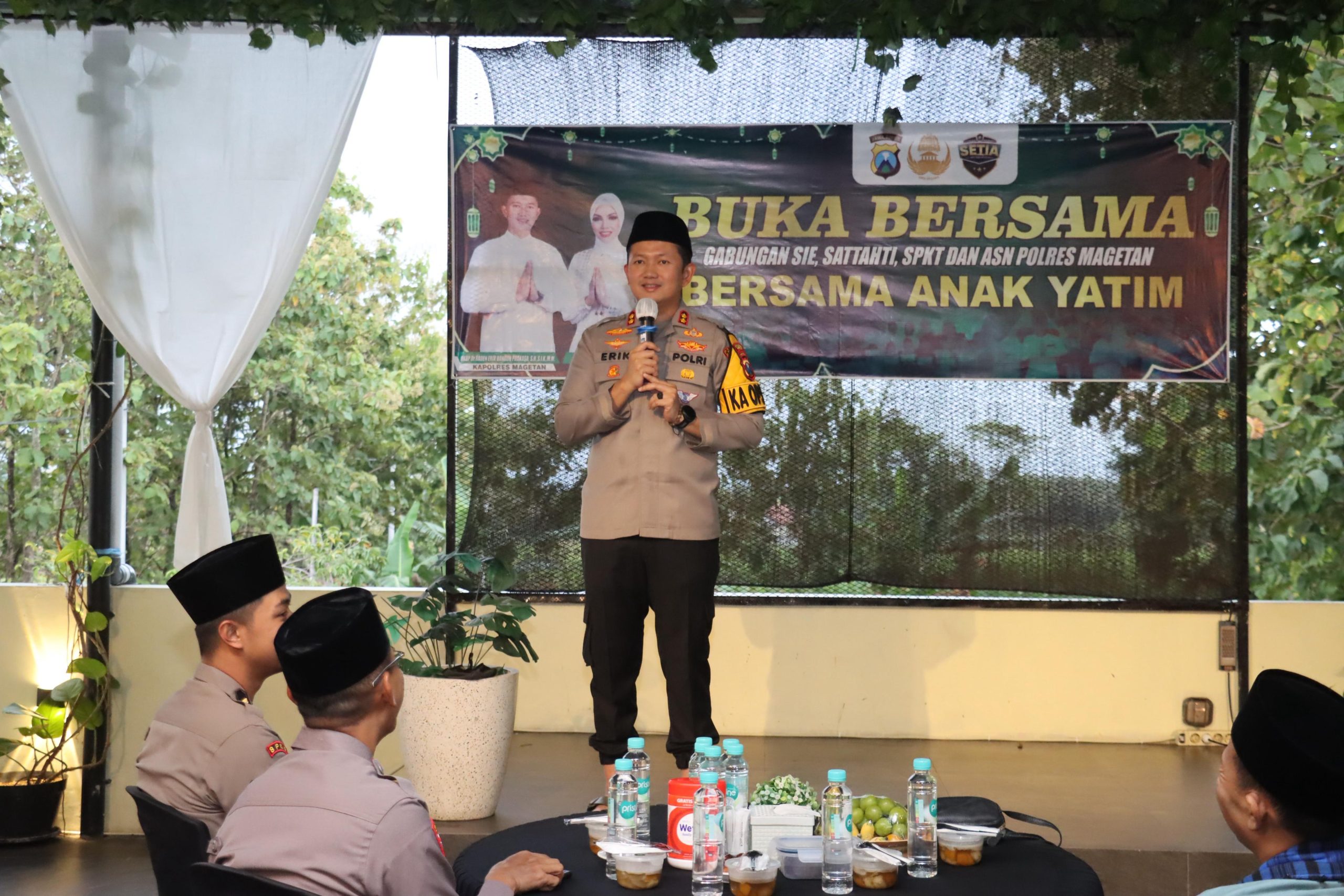 Hangatnya Kebersamaan Ramadan, Kapolres Magetan Ajak Anggota dan ASN Buka Puasa Bersama