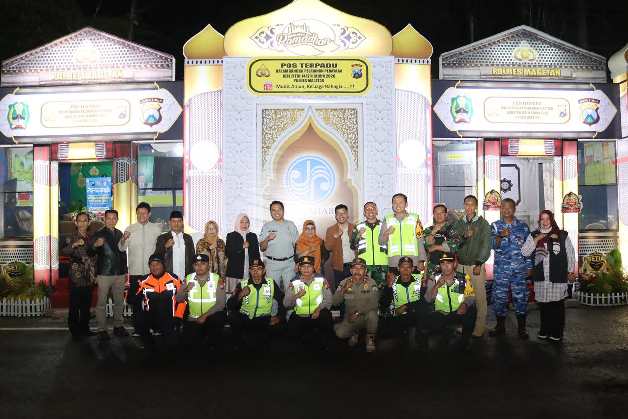 Forkopimda Magetan Gelar Patroli Bermotor, Pastikan Malam Takbir Idul Fitri 1447 H Aman dan Kondusif