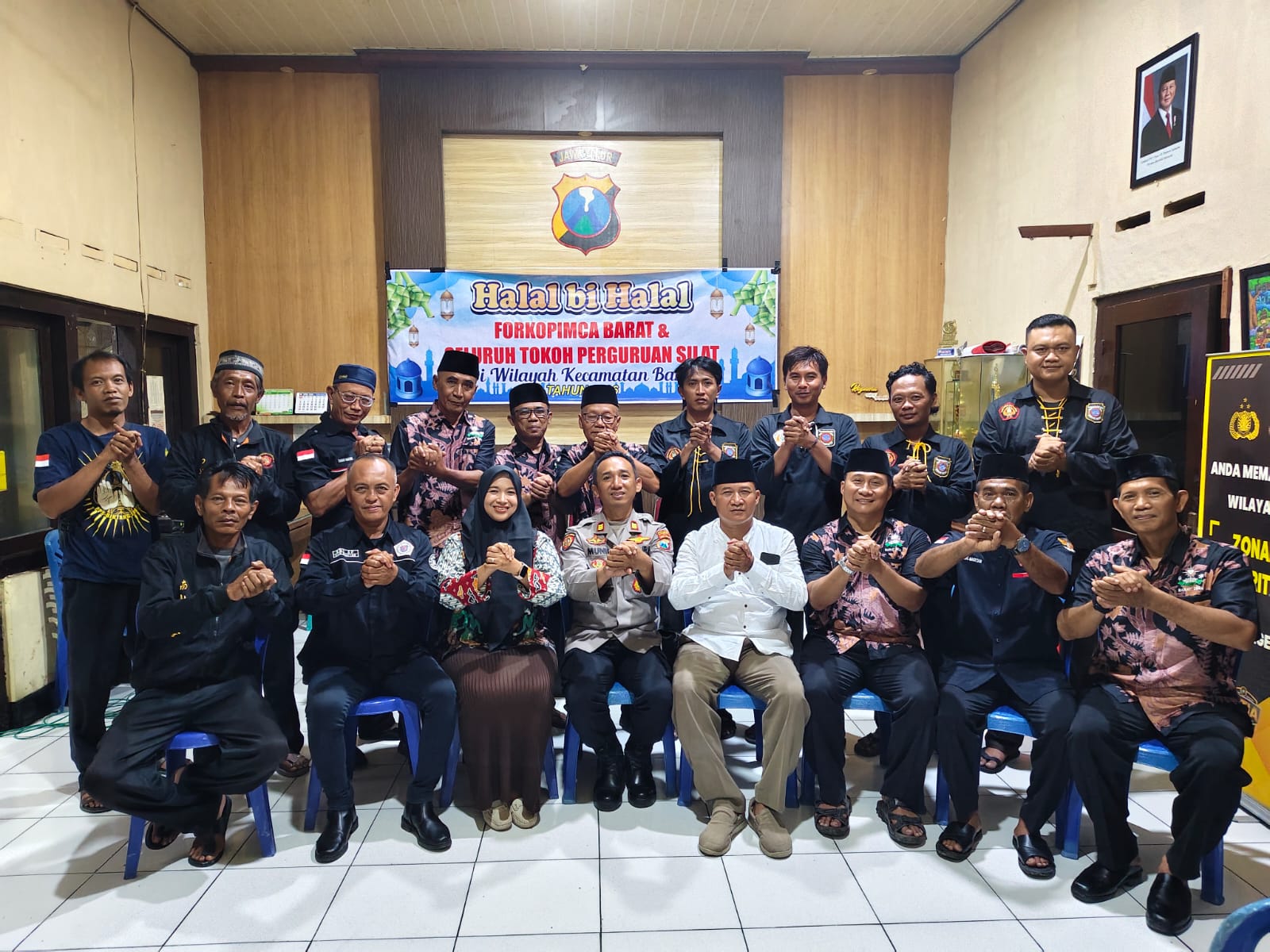 Halal Bihalal Keluarga Besar Polsek Barat