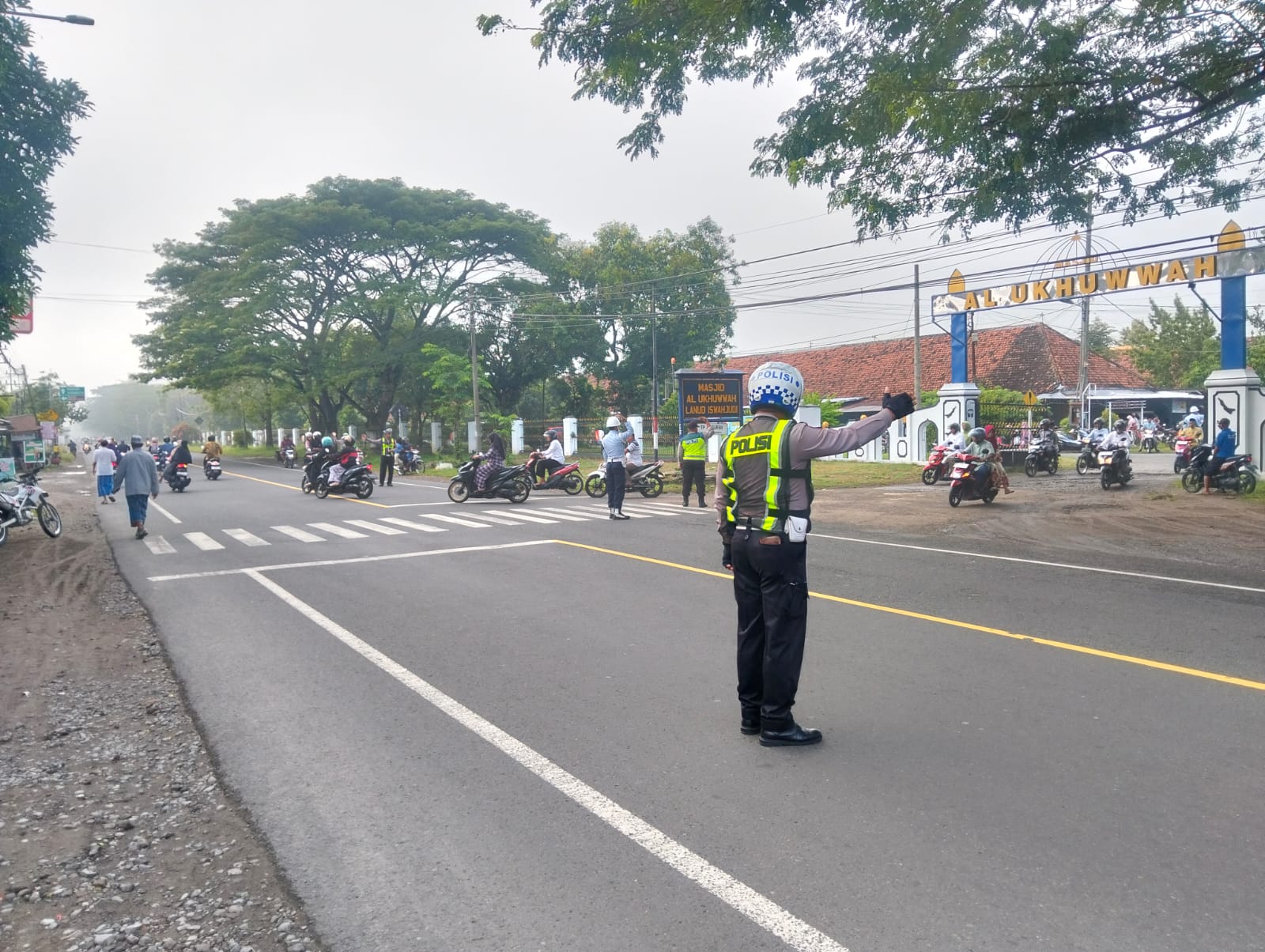 Pengamanan Pengajian Polsek Maospati Pastikan Kegiatan Berjalan Aman dan Lancar