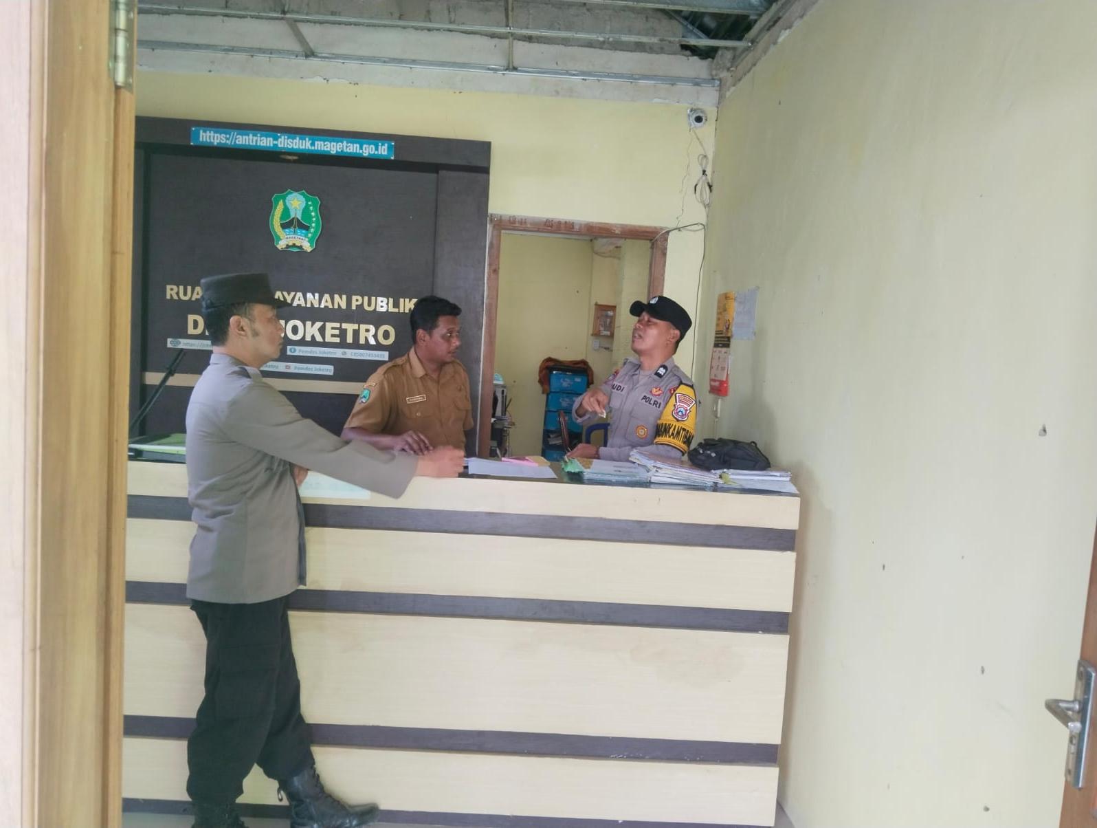 Patroli 3C Polsek Parang Polres Magetan Polda Jawa Timur, Wujudkan Kamtibmas Aman dan Kondusif