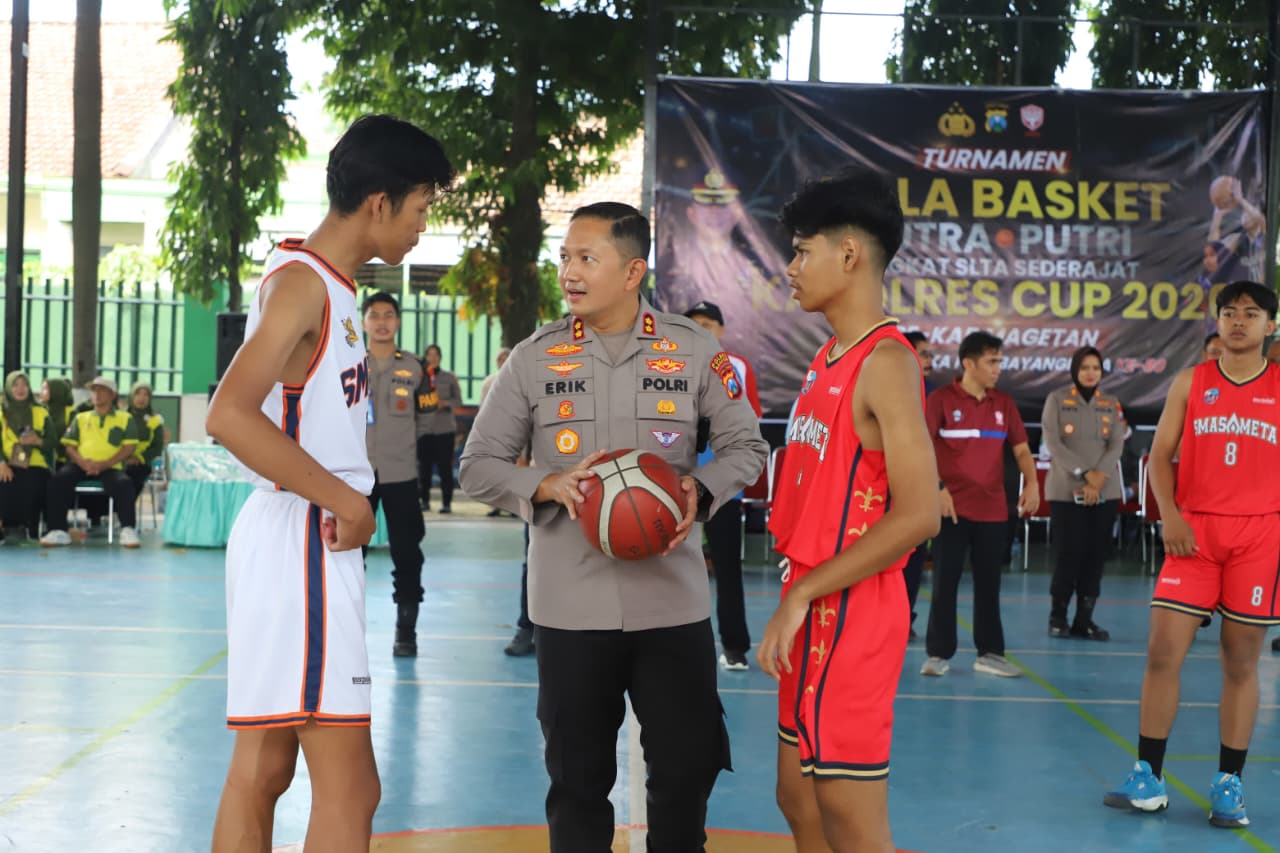 Final Basket Kapolres Cup 2026 Magetan Berlangsung Meriah, Jadi Ajang Adu Prestasi Pelajar Magetan