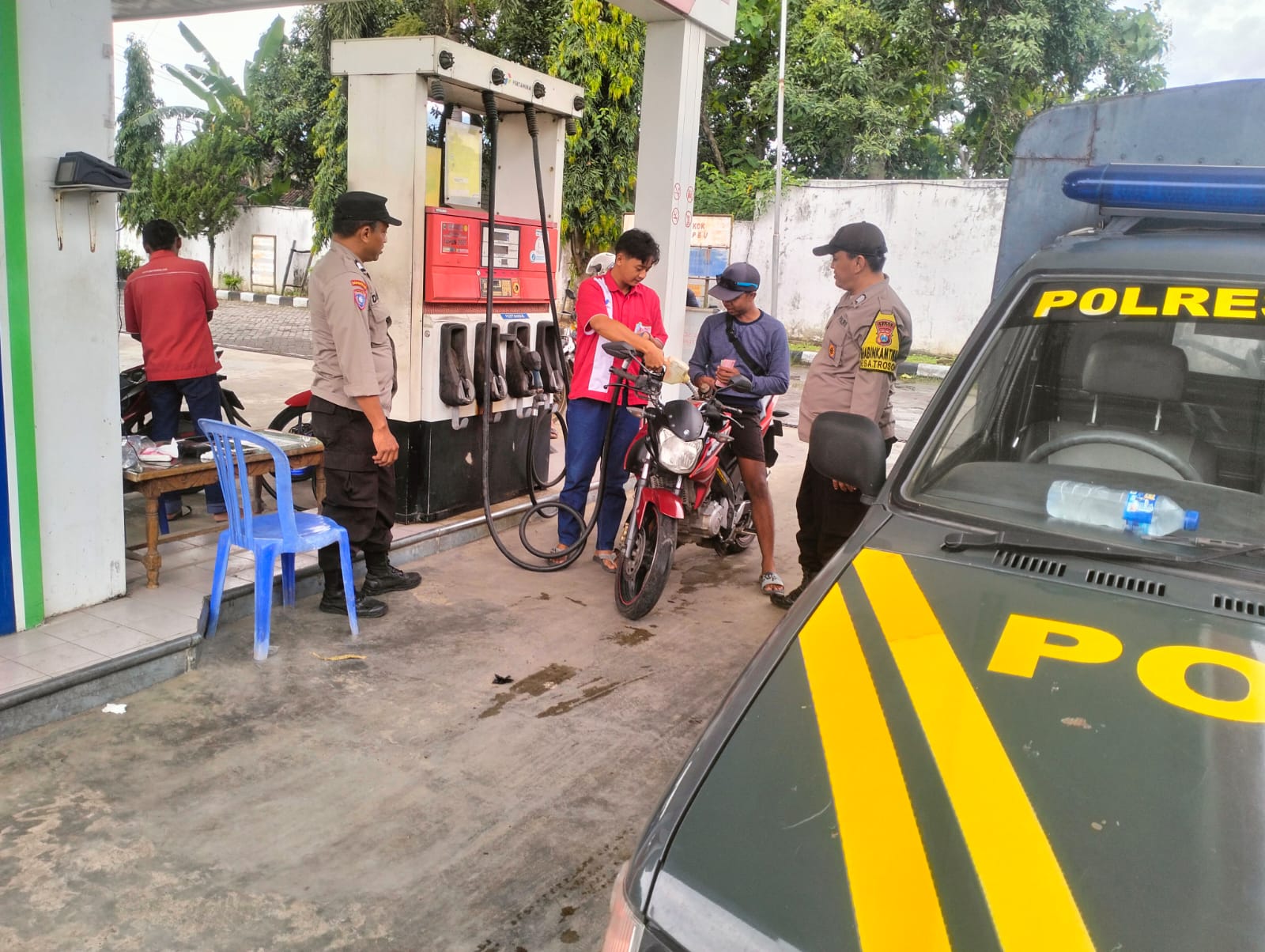 PATROLI KEWILAYAHAN POLSEK PARANG CIPTAKAN SITUASI KAMTIBMAS AMAN DAN KONDUSIF