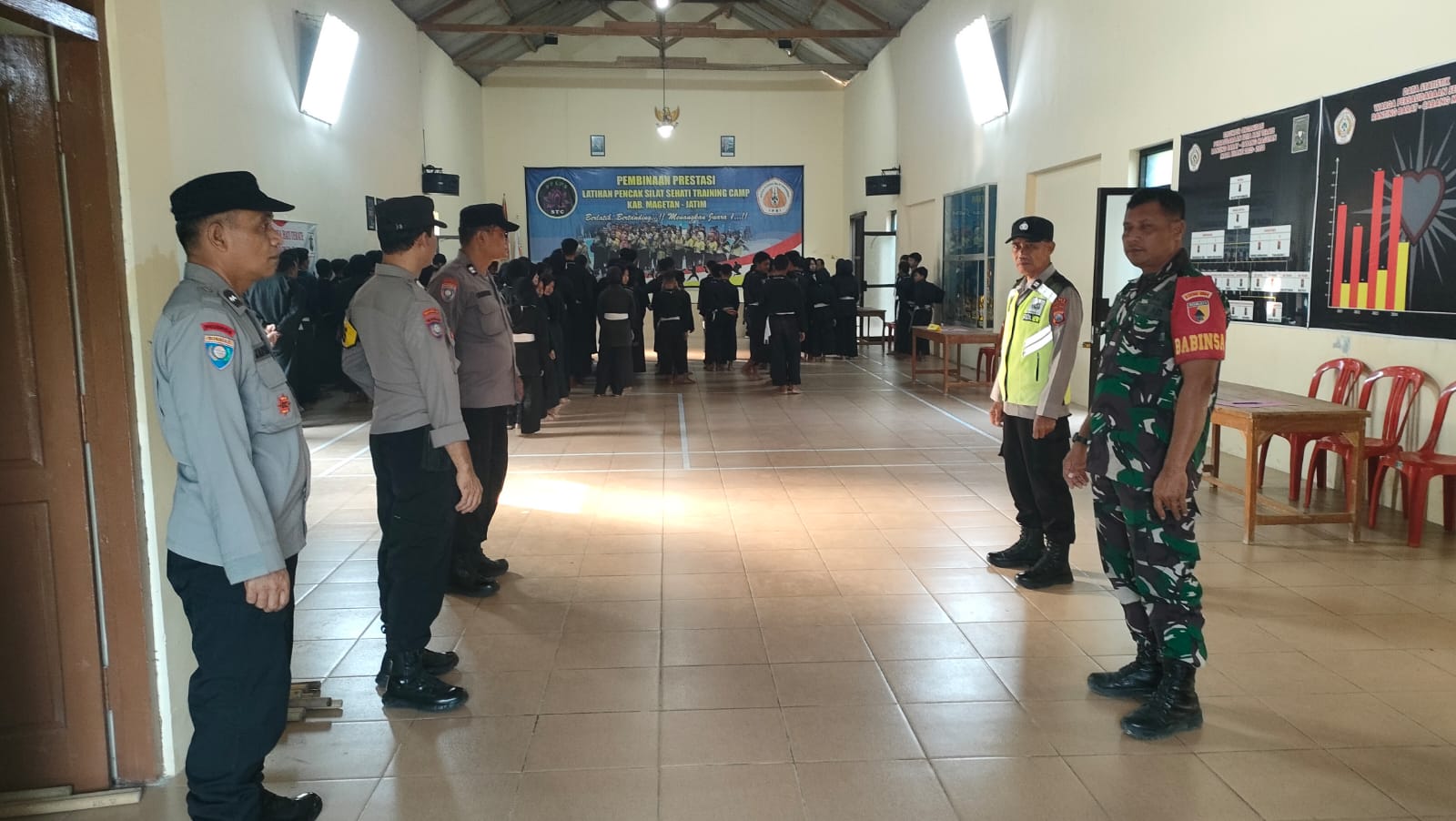 Pengamanan Kegiatan Tes Calon Warga PSHT