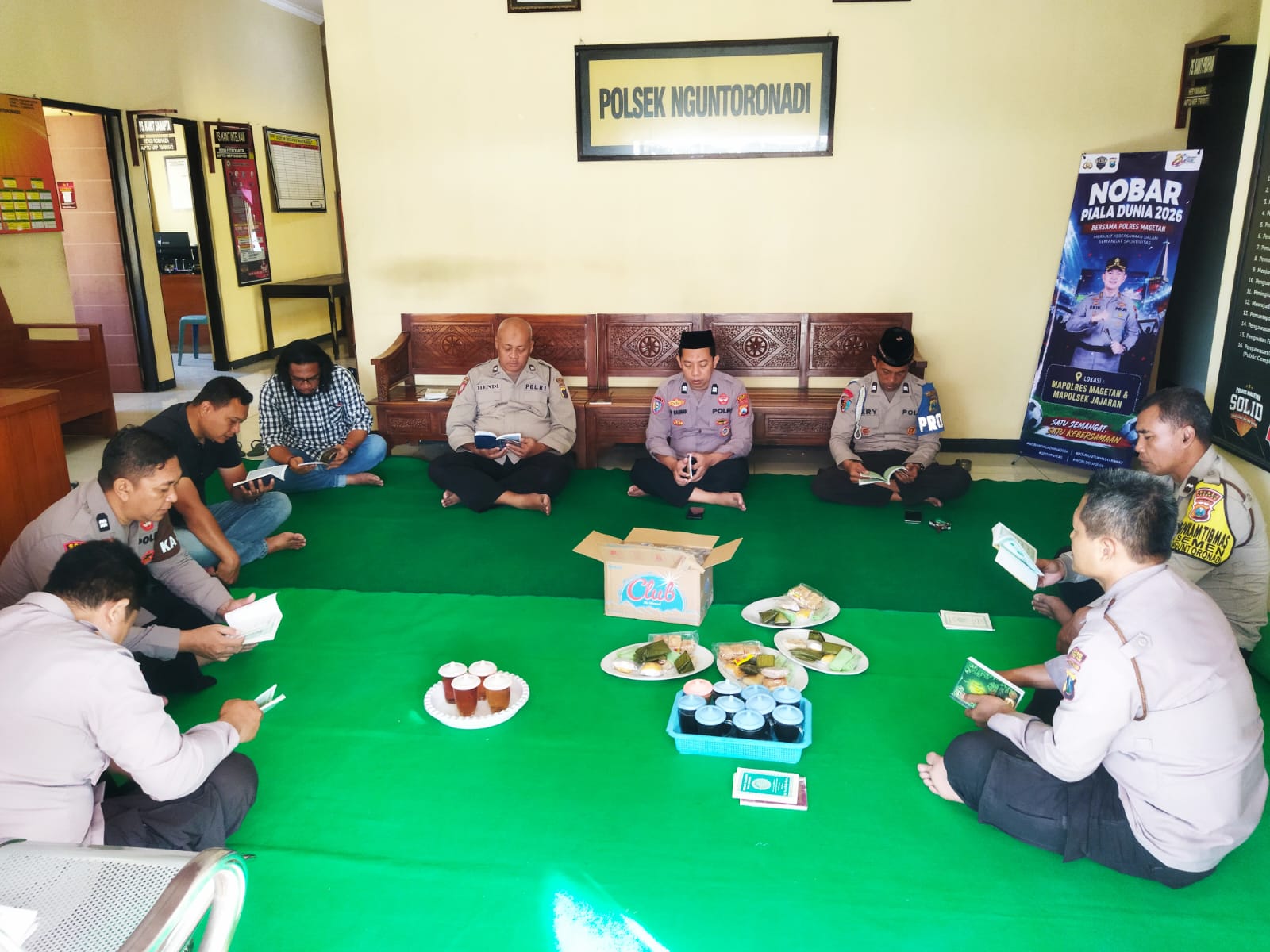 Binrohtal Rutin Polsek Nguntoronadi, Tingkatkan Keimanan dan Integritas Personel dalam Pelaksanaan Tugas