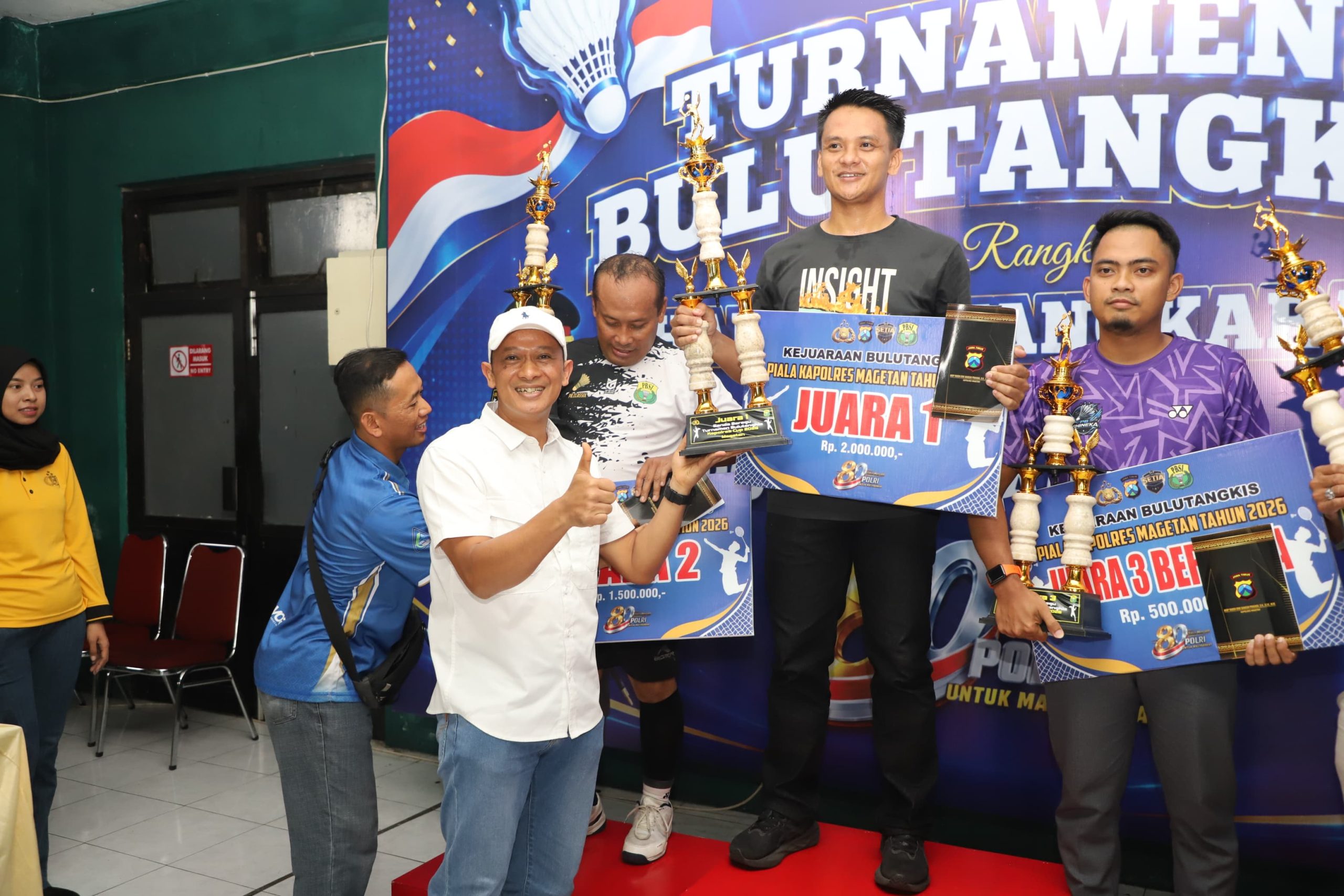 PB Garuda Sakti Juara! Final Turnamen Bulutangkis Kapolres Cup 2026 Berlangsung Meriah
