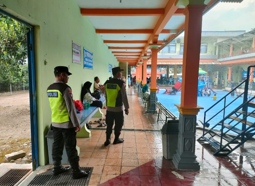 Patroli Dialogis Polsek Sukomoro di Obyek Wisata Banyu Biru, Wujudkan Situasi Aman dan Kondusif