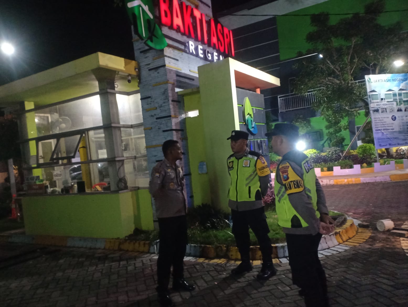 Patroli Dialogis Polsek Sukomoro Bersama Security Perum Bhakti Asri Regency