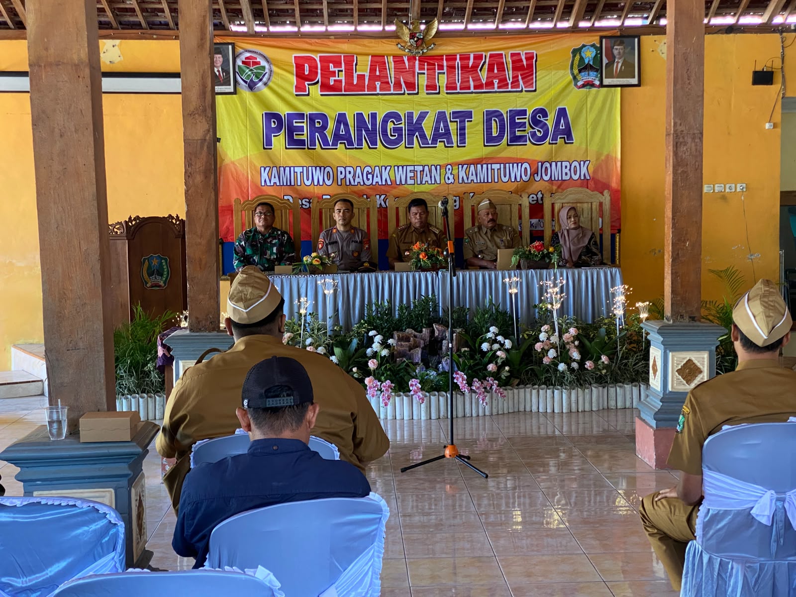 Polsek Parang Amankan Pelantikan Perangkat Desa Pragak, Kapolres Magetan Imbau Masyarakat Jaga Kondusivitas Jelang Pengesahan PSHT