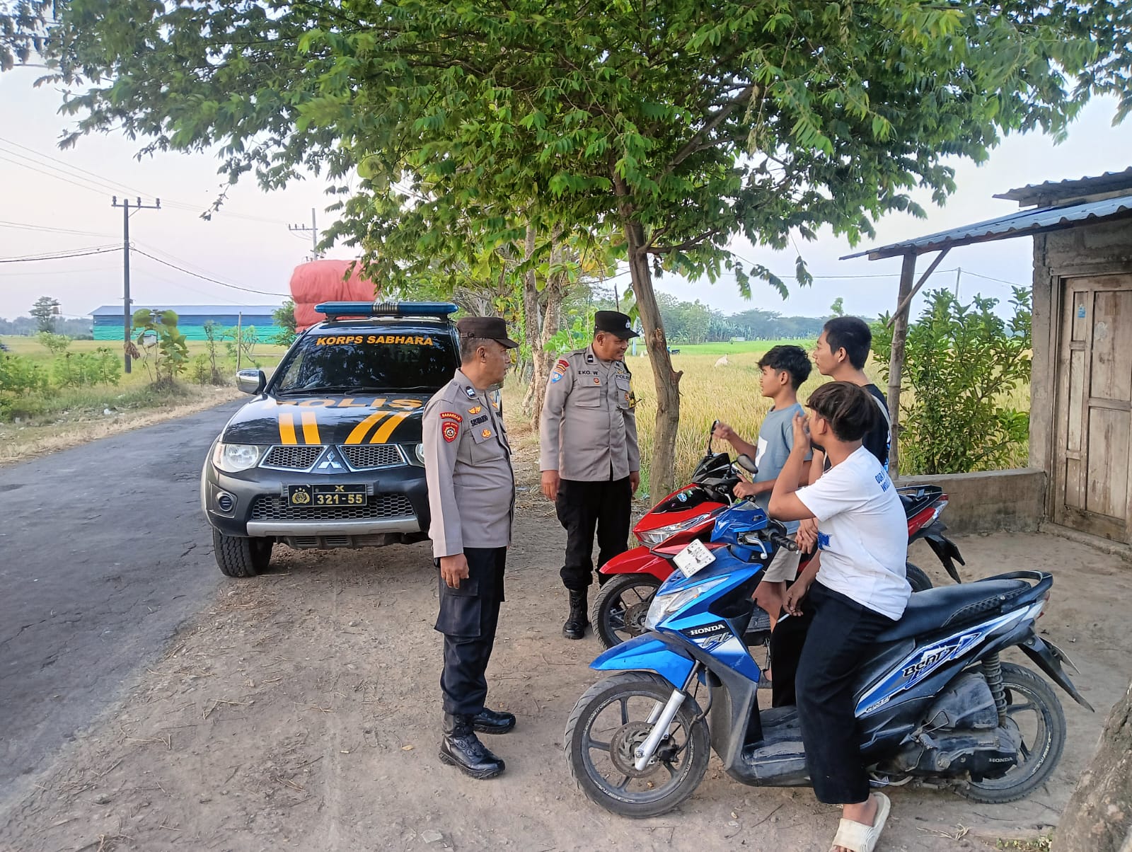UPAYA POLSEK BARAT CEGAH BALAP LIAR