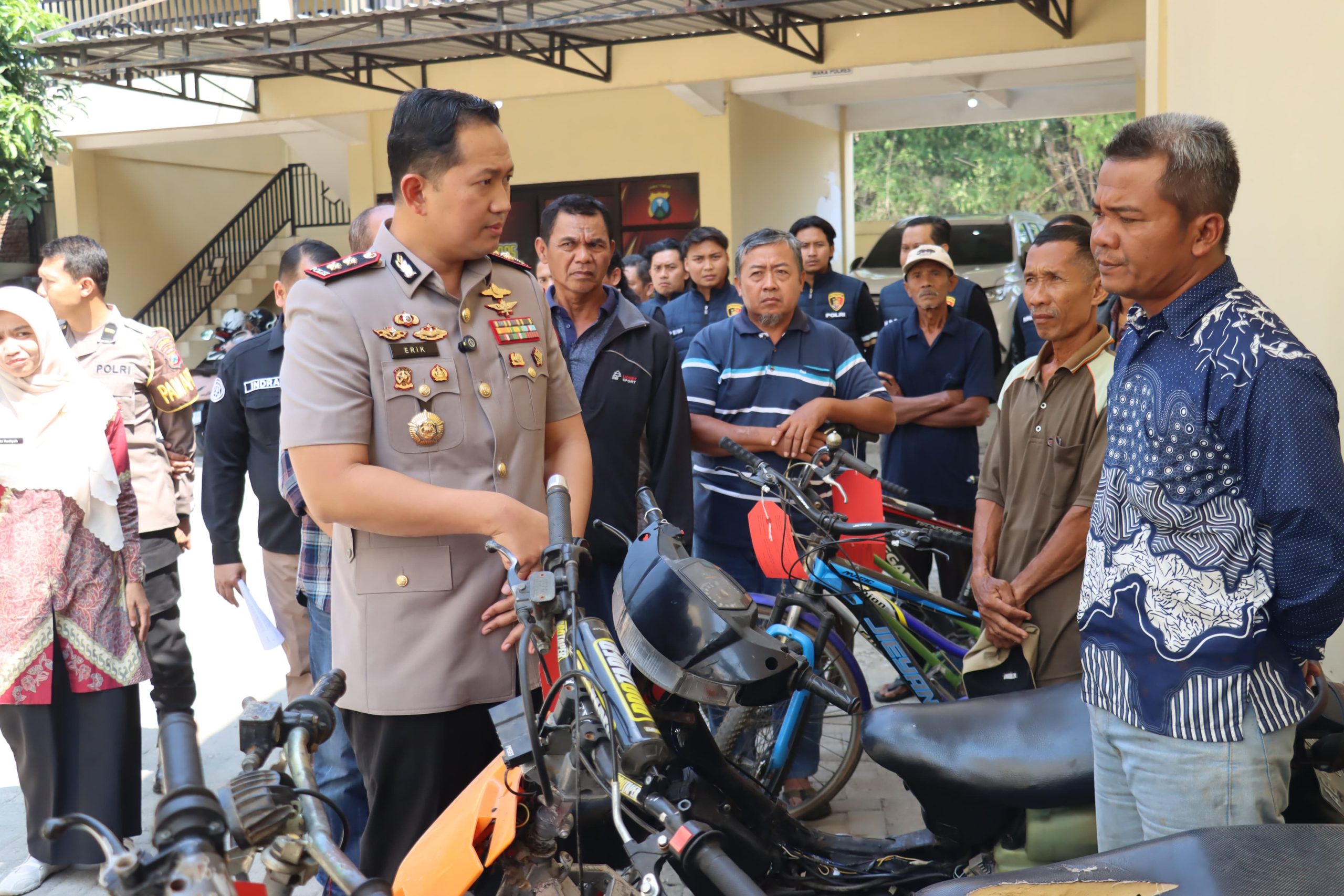 Residivis Curanmor Dibekuk Polres Magetan, 5 Sepeda Motor dan 4 Sepeda Angin Berhasil Diamankan