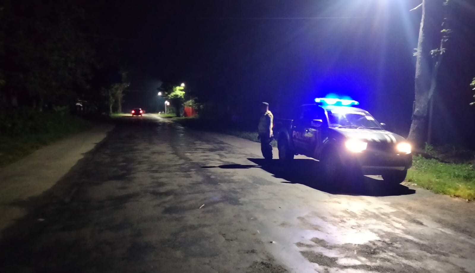 Polsek Panekan Laksanakan Patroli Blue Light Antisipasi Gangguan Kamtibmas