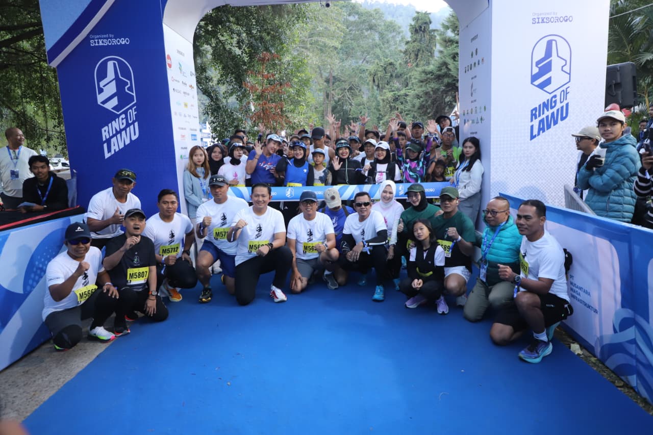 Trail Run Ring of Lawu 2026 Jadi Ajang Promosi Wisata, Kapolres Magetan Turut Ambil Bagian