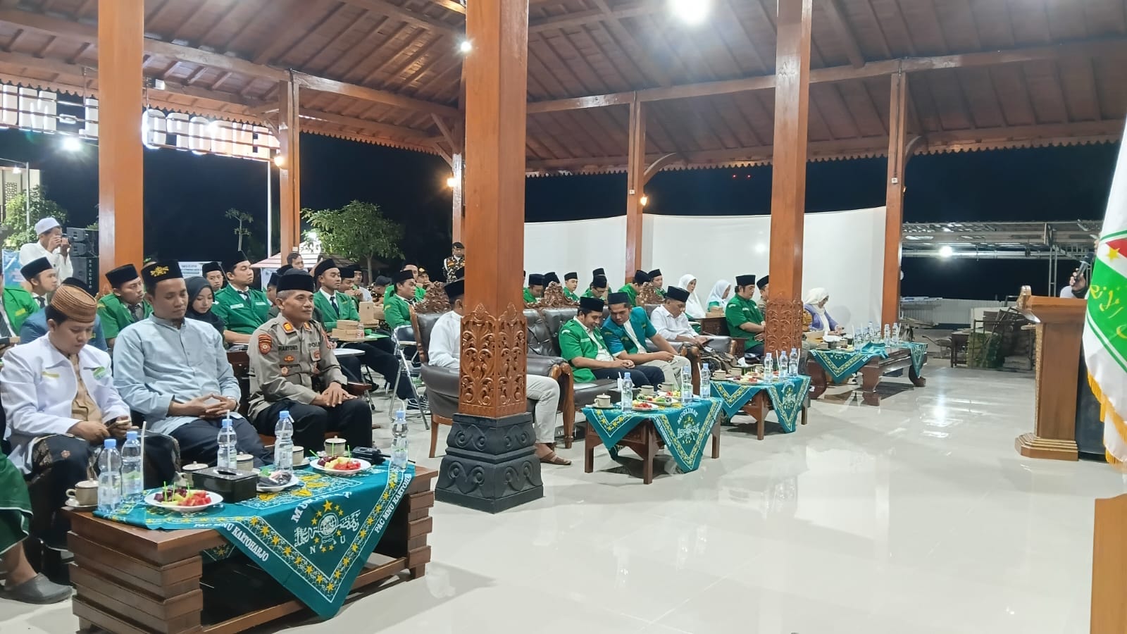 Kapolsek Kartoharjo Hadiri Pembukaan Pelatihan Kepemimpinan Lanjutan GP Ansor Kabupaten Magetan
