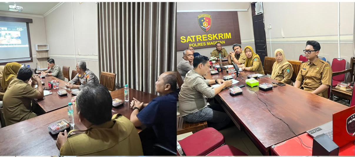 Percepat Swasembada Bawang Putih Nasional, Satgas Pangan Polres Magetan Gelar Rakor Lintas Sektoral