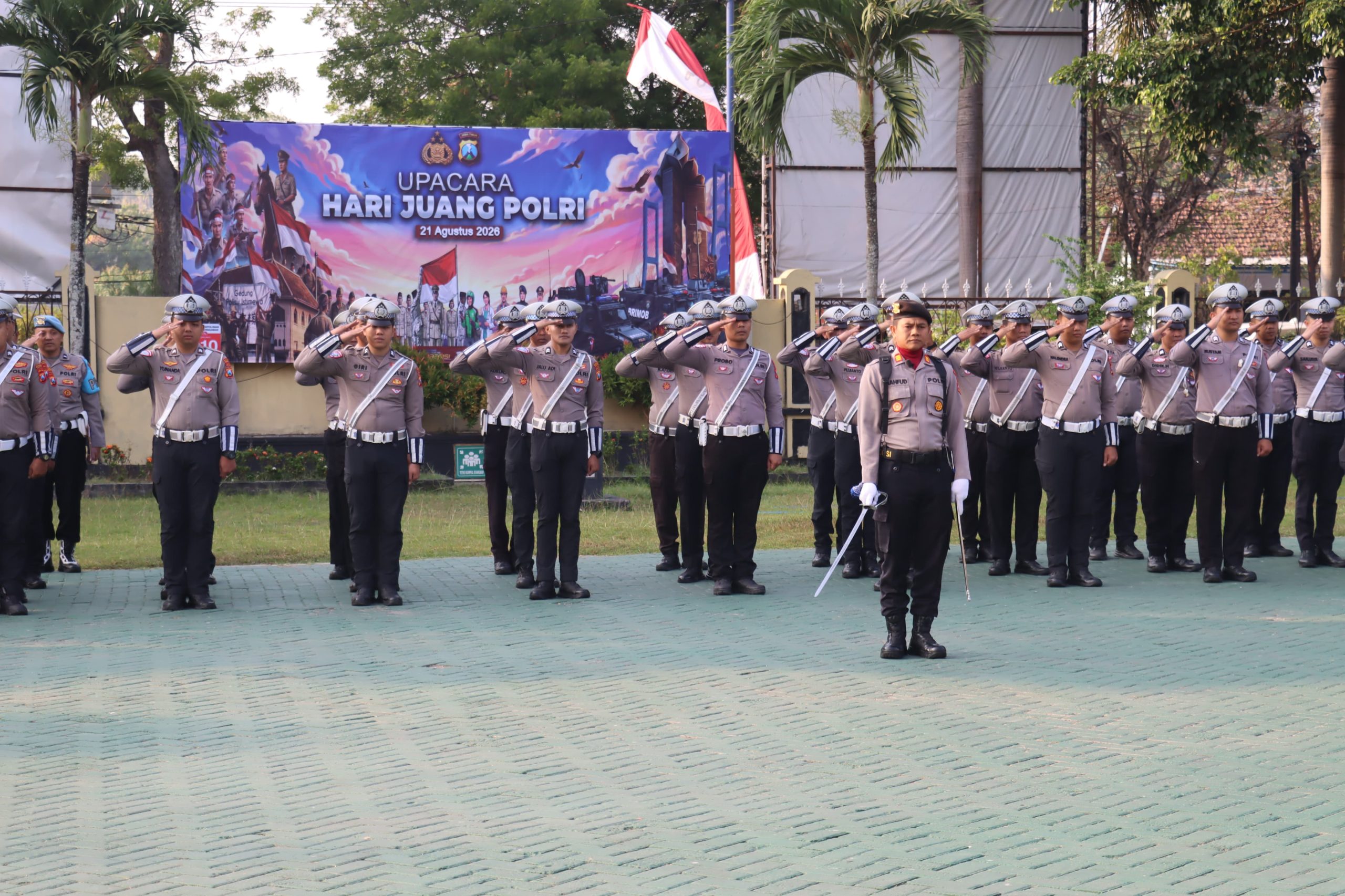 Kobarkan Api Proklamasi Polisi 1945, Polres Magetan Khidmat Peringati Hari Juang Polri 2026