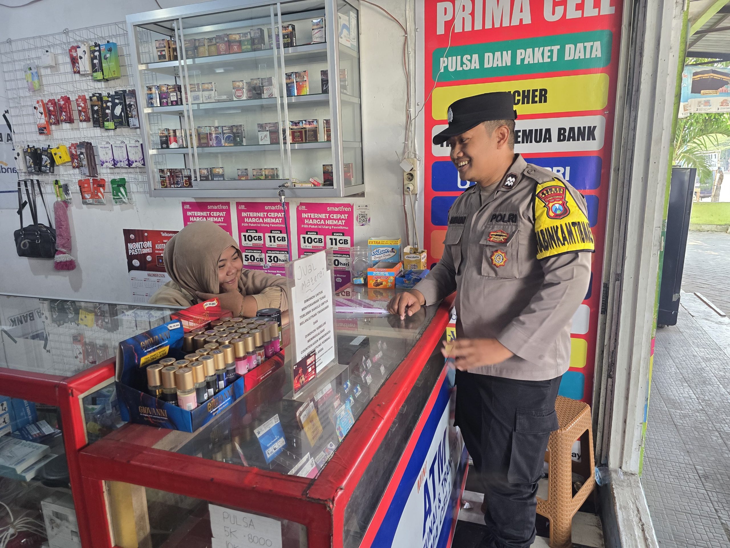 Polsek Maospati Sosialisasikan Bahaya Konsleting Listrik kepada Masyarakat