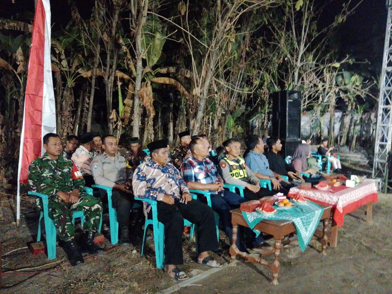 Forkopimca Kartoharjo Hadiri Panggung Hiburan Puncak HUT RI ke-81 di Desa Jajar, Warga Diimbau Jaga Kamtibmas