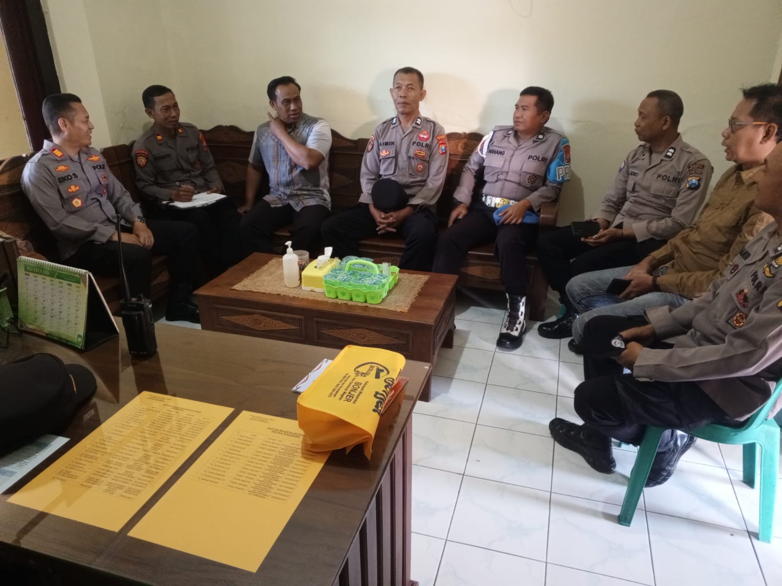 Kapolsek Sukomoro Pimpin Anev, Tekankan Peningkatan Kinerja dan Pelayanan kepada Masyarakat