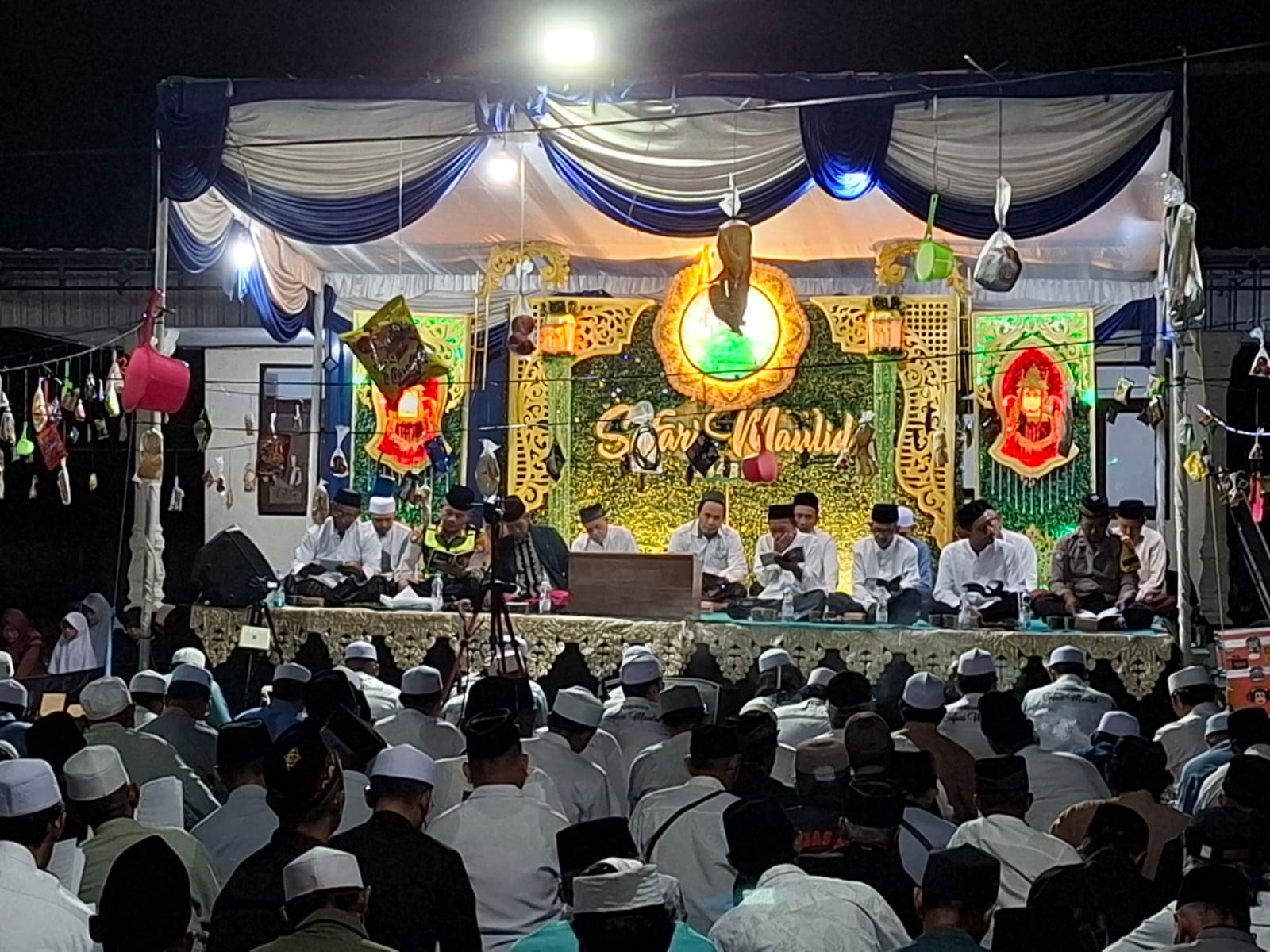 Kapolsek Kartoharjo Hadiri Safari Maulid Nabi Muhammad SAW di Desa Jajar, Pererat Silaturahmi dan Jaga Kamtibmas