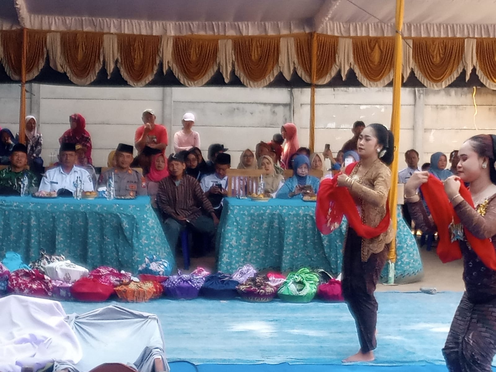 Kapolsek Kartoharjo Hadiri Bersih Desa (Nyadran) di Desa Mrahu, Ajak Warga Jaga Kamtibmas