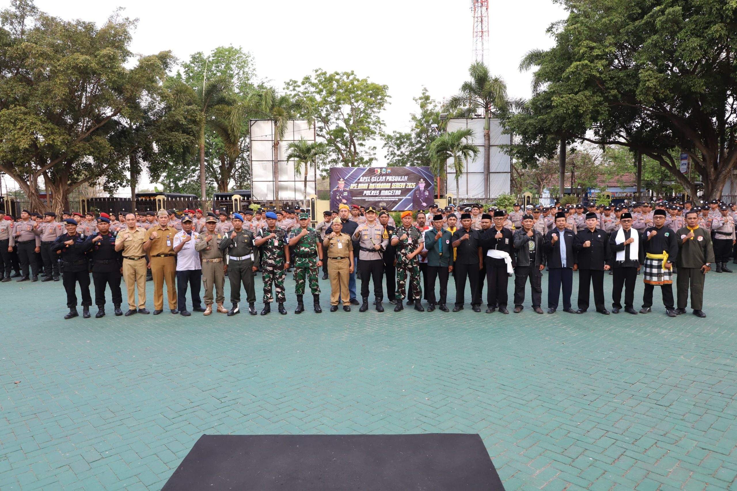 Jaga Magetan Tetap Kondusif, Polres Magetan Gelar Operasi Aman Mataraman Semeru 2026