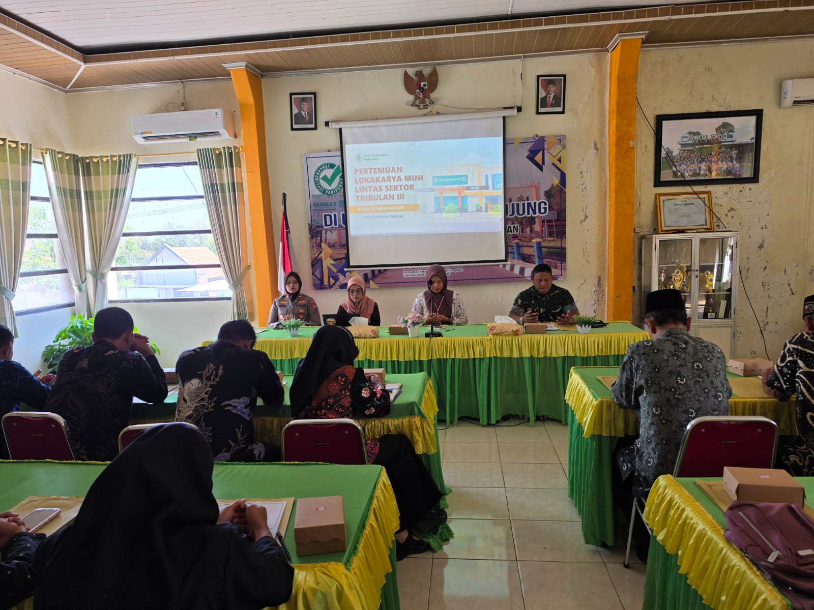 **Kapolsek Maospati Hadiri Lokakarya Mini Lintas Sektoral Bersama Forkopimca**